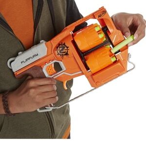 NERF Zombie Strike FlipFury Blaster (darts not included) LIKE NEW